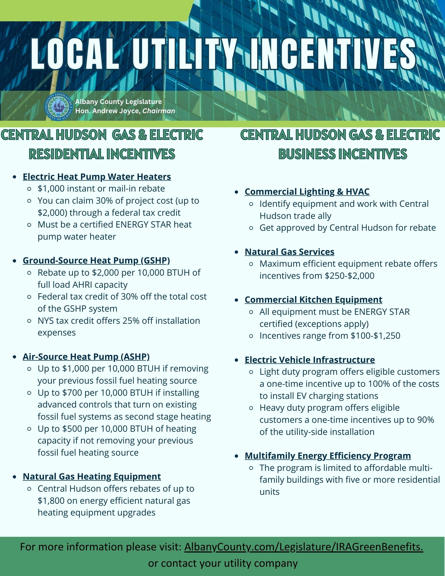 Local Utility Benefits - Central Hudson Gas & Electric