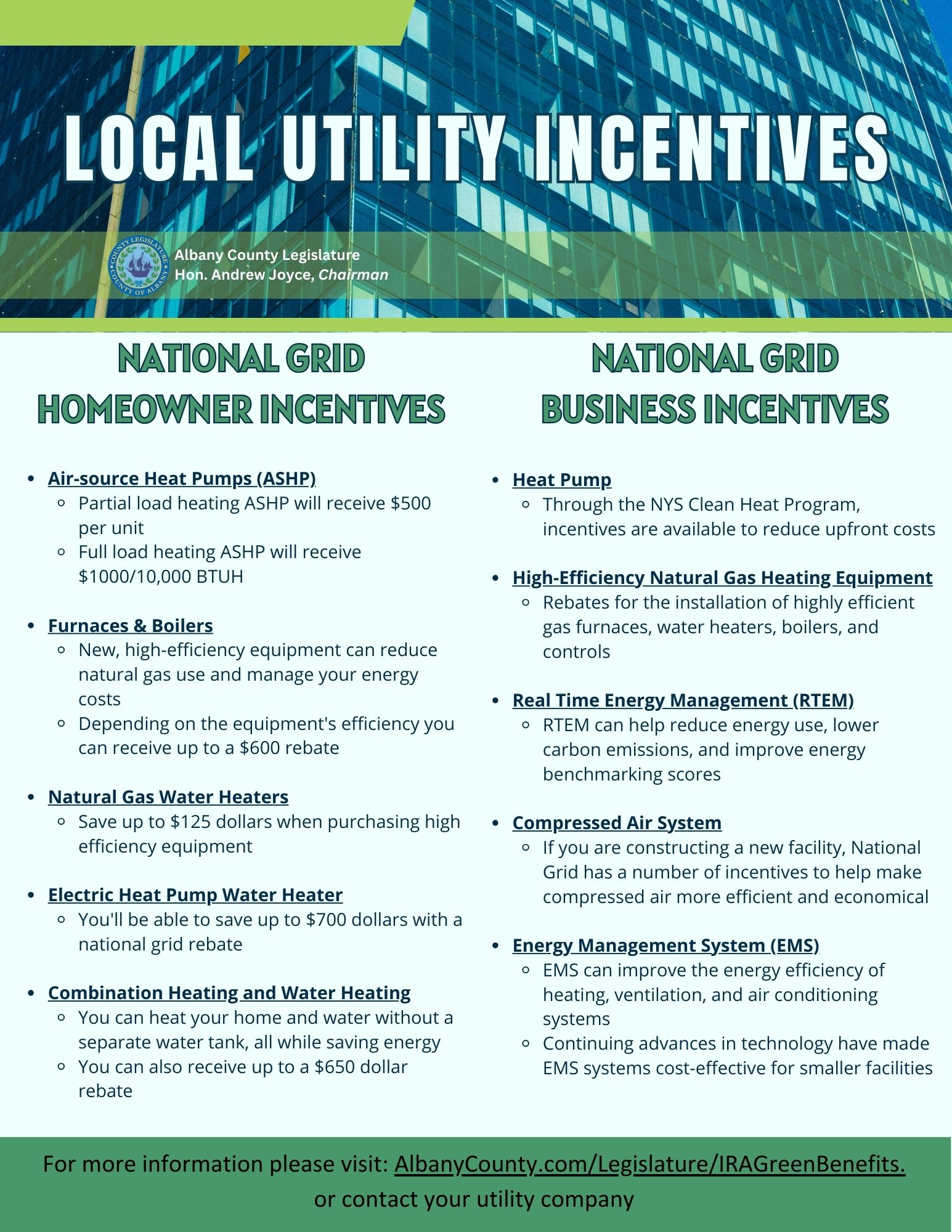 Local Utility Incentives - National Grid